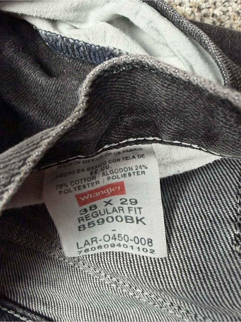 Wrangler straight leg